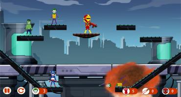 Anteprima screenshot di Stickman Super Heroes Fighting - Warrior Battle APK #2