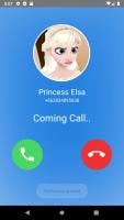 Elssa princess fake call APK Снимки экрана #3