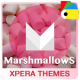 Marshmallows: Pink Xpera Theme APK