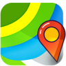 GPS Navigation &amp; Traffic Maps Offline Directions Application icon