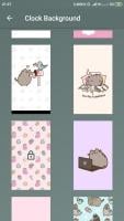 Pusheen Clock Live Wallpaper APK capture d'écran Thumbnail #8