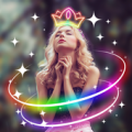 Neon Light Crown Effect Photo Editor Apk