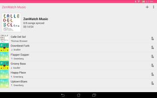 Captura de pantalla de ZenWatch Music APK #3