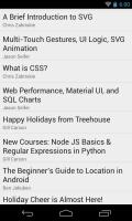 Captura de pantalla de Blog Reader (Treehouse) APK #1