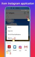 Captura de pantalla de Descargador de videos para Instagram APK #2