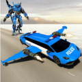 Police Limo Robot Car Game : Real Flying Car Apk