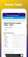 VIVO IPL 2020 Schedule,Live Score,Point Table APK صورة لقطة الشاشة #7