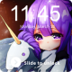 Unicorn Purple Glitter Little Girl Screen Lock APK