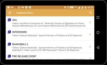 Baahubali Videos APK Download for Android