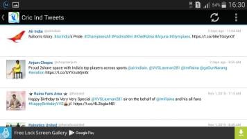 Cric Ind Tweets APK تصویر نماگرفت #6