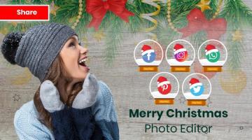 Merry Christmas Photo Editor APK صورة لقطة الشاشة #6