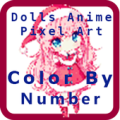 Dolls Anime Pixel Art - Color By Number Apk