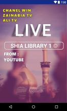 Shia Library 1 - LIVE Islamic T.V APK Download for Android