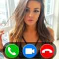 Video call with horny brunette (prank) Apk