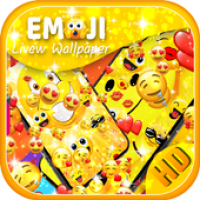 Emoji Live Wallpaper, Emoji glitter APK ícone