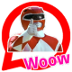 Power Rangers What's Up Stickers App in Tamil APK