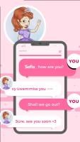 Chat With Sofia - Princesses chat Simulator APK Screenshot #1