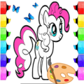 coloring pony horse game free Apk