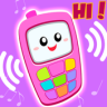 Pink Princess Baby Phone - Cute Baby Unicorn Game icon