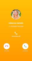 fake call and chat with Rebecca - prank APK Снимки экрана #3