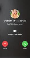 fake call and chat with Rebecca - prank APK Снимки экрана #5