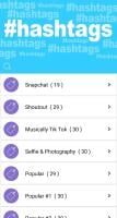 hashtags for likes for Instagram APK capture d'écran Thumbnail #2