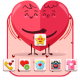 Cute Heart Couple Theme APK