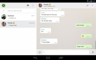 WAfT - WhatsApp for Tablet APK Screenshot #1