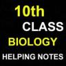 10th Class Biology Notes Application icon