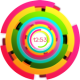 Rainbow clock live wallpaper APK