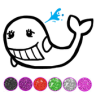 Glitter Whale Application icon