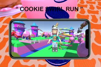 Run Cookie swirl roblox's Rainbow mod obby APK Download for Android