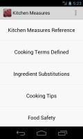 Kitchen Measures APK 螢幕截圖圖片 #1