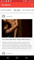 Captura de pantalla de Sex Shorts- Best Sex Insights APK #5