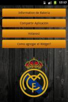 Real Madrid Battery Widget APK 屏幕截图图片 #1