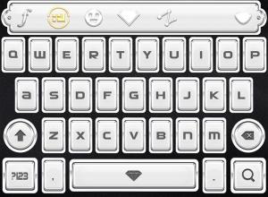 Silver Black FancyKey Keyboard APK Download for Android