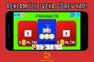 Paramatik - Reklam İzleyerek Para Kazan! APK צילום מסך #1