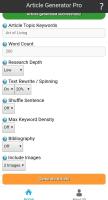 Article Generator APK צילום מסך #2