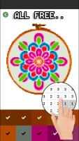 Mandala Cross Stitch Color By Number APK Gambar Screenshot #2