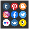 Social+: Many Social media and networks in one app Application icon