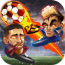 Big head soccer dream league - head shot Game icon