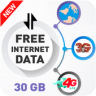 Free 30GB Internet Data All Countries For Prank Application icon