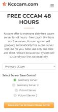 Free CCcam 48H Hours, Kcccam.com Free CCcam Server APK Download for Android