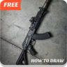 How to draw weapons Application icon