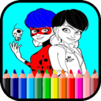 Изображения Miraculous Ladybug Coloring Book на ПК с Windows