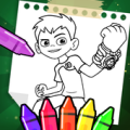 Ben Coloring 10 Aliens Apk