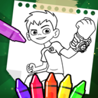 Ben Coloring 10 Aliens APK ภาพหน้าปก