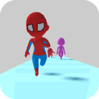 SuperHero Fun Race: 3D Multiplayer APK 電影海報圖片