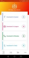 All Video Downloader APK capture d'écran Thumbnail #1