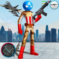 US Capitain Army Stickman Rope Hero Gangstar Crime Apk